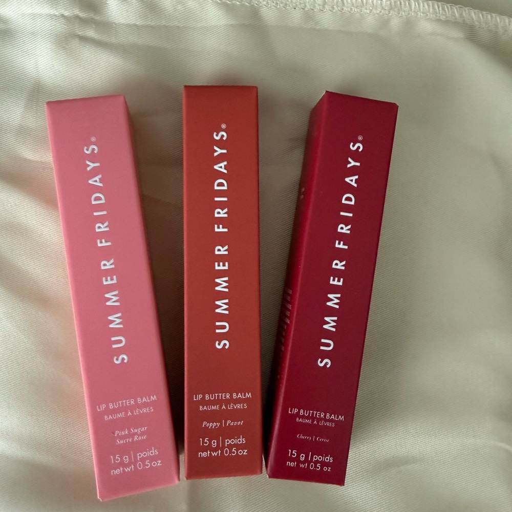 Summer Fridays Lip Butter Balm Trio